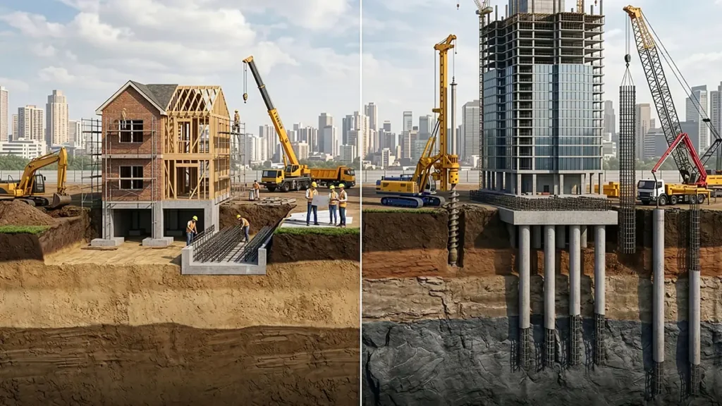 Shallow vs Deep Foundation: Key Differences Explained Clearly